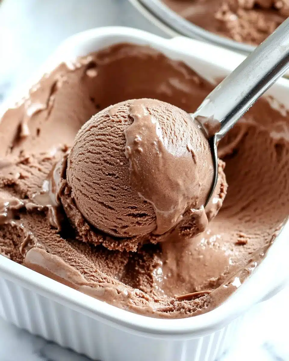 Naturally Sweetened Dairy-Free Chocolate Ice Cream: Guilt-Free Bliss